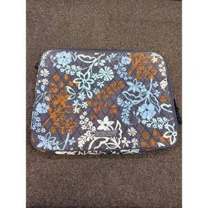 Vera Bradley Laptop‎ Sleeve Quilted Floral 14 Inch Blue Women